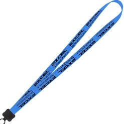 Smooth Nylon Lanyard - 3/4 inches - 36 inches - Plastic O-Ring - 24 hr