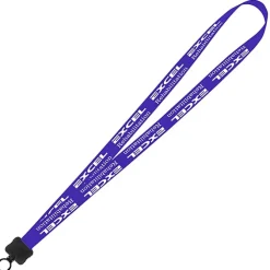 Smooth Nylon Lanyard - 3/4 inches - 36 inches - Plastic O-Ring - 24 hr