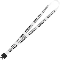 Smooth Nylon Lanyard - 3/4 inches - 36 inches - Plastic O-Ring - 24 hr
