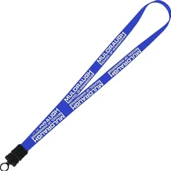 Smooth Nylon Lanyard - 3/4 inches - 34 inches - Snap Buckle Release - 24 hr