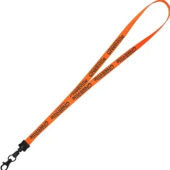 Smooth Nylon Lanyard - 1/2 inch - 36 inches - Metal Lobster Claw
