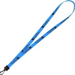 Smooth Nylon Lanyard - 1/2 inch - 32 inches - Plastic Swivel Snap Hook