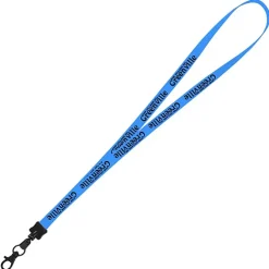 Smooth Nylon Lanyard - 1/2 inch - 32 inches - Metal Lobster Claw