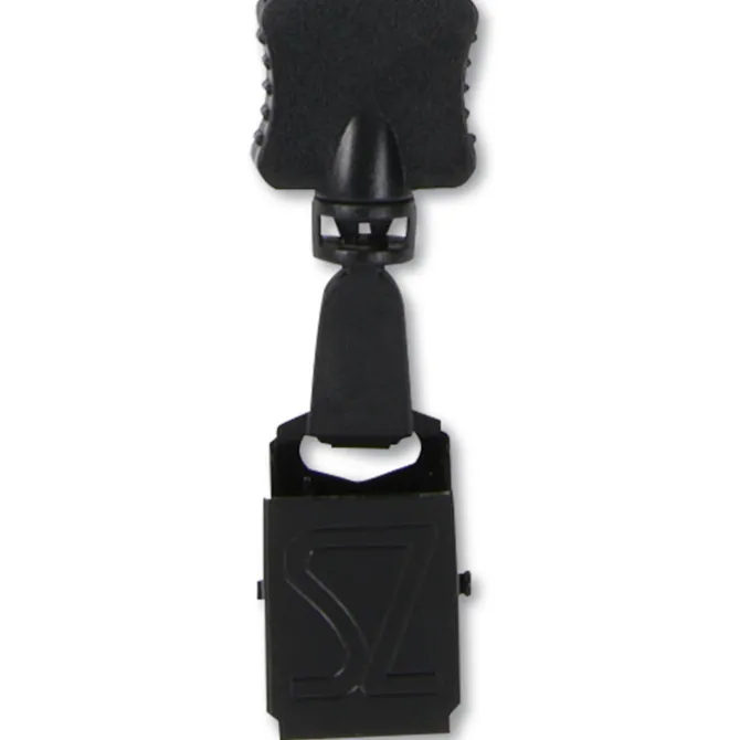 Smooth Nylon Lanyard - 1/2 inch - 36 inches - Large Metal Bulldog Clip