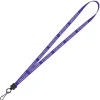 Smooth Nylon Lanyard - 1/2 inch - 32 inches - Metal Swivel Snap Hook