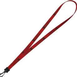 Smooth Nylon Lanyard - 1/2 inch - 34 inches - Plastic Swivel Snap Hook