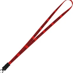 Smooth Nylon Lanyard - 1/2 inch - 34 inches - Snap Buckle Release