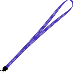 Smooth Nylon Lanyard - 1/2 inch - 36 inches - Plastic O-Ring