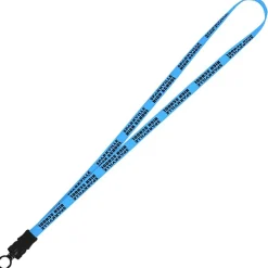 Smooth Nylon Lanyard - 1/2 inch - 32 inches - Snap Buckle Release