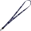 Smooth Nylon Lanyard - 1/2 inch - 32 inches - Plastic Swivel Snap Hook - 24 hr