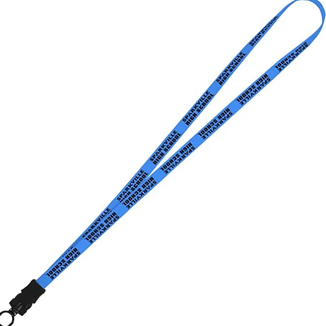 Smooth Nylon Lanyard - 1/2 inch - 32 inches - Snap Buckle Release - 24 hr