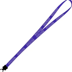 Smooth Nylon Lanyard - 1/2 inch - 36 inches - Plastic O-Ring - 24 hr