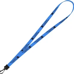 Smooth Nylon Lanyard - 1/2 inch - 36 inches - Plastic Swivel Snap Hook - 24 hr