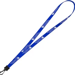 Smooth Nylon Lanyard - 1/2 inch - 36 inches - Plastic Swivel Snap Hook - 24 hr