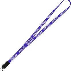 Smooth Nylon Lanyard - 1/2 inch - 36 inches - Snap Buckle Release - 24 hr