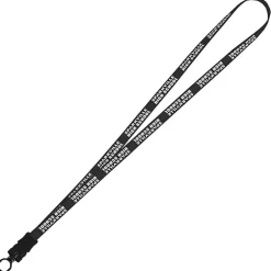 Smooth Nylon Lanyard - 1/2 inch - 36 inches - Snap Buckle Release - 24 hr