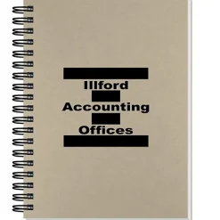 Smooth Paperboard Journal - 7 inches x 5 inches - 50 sheet