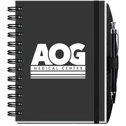 Smooth Paperboard Journal with Pen- 7 inches x 5 inches - 100 sheet