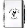 Smooth Paperboard Journal with Pen- 10 inches x 7 inches - 50 sheet