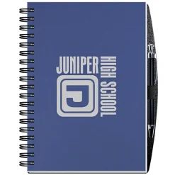 Smooth Paperboard Journal with Pen- 10 inches x 7 inches - 100 sheet