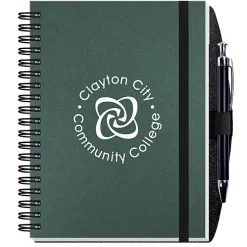 Smooth Paperboard Journal with Pen- 7 inches x 5 inches - 50 sheet