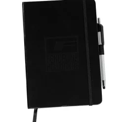 Snap Notebook with Stylus Pen - Debossed