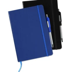 Snap Notebook with Stylus Pen - Debossed