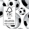 Soccer Full Color Insulated Paper Cup with Lid - 16 oz.