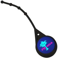 Soft Touch Round Lip Balm with Leash - Full Color