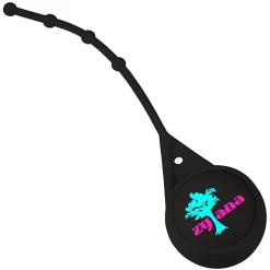 Soft Touch Round Lip Balm with Leash - Full Color
