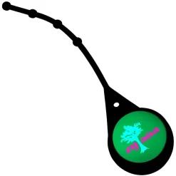 Soft Touch Round Lip Balm with Leash - Full Color