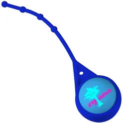 Soft Touch Round Lip Balm with Leash - Full Color
