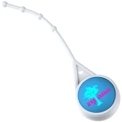 Soft Touch Round Lip Balm with Leash - Full Color