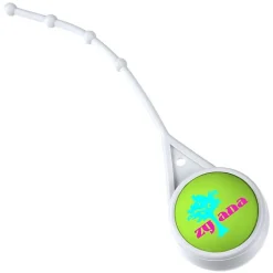 Soft Touch Round Lip Balm with Leash - Full Color