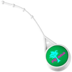 Soft Touch Round Lip Balm with Leash - Full Color