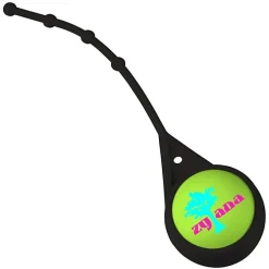 Soft Touch Round Lip Balm with Leash - Full Color