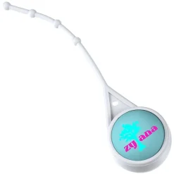 Soft Touch Round Lip Balm with Leash - Full Color