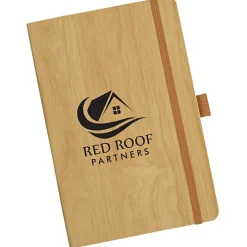 Soft Touch Wood Grain Notebook