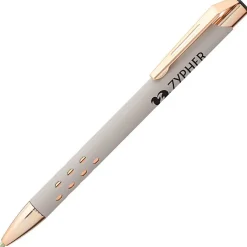Souvenir Armor Soft Touch Metal Pen - Rose Gold