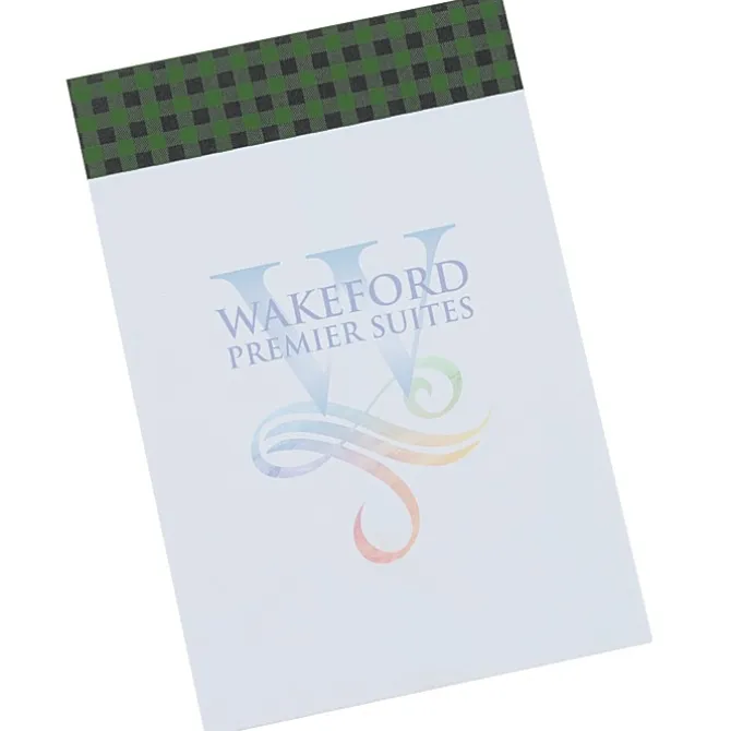 Souvenir Designer Notepad - 6 inches x 4 inches - 50 Sheet - Buffalo Plaid - 24 hr