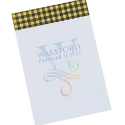 Souvenir Designer Notepad - 6 inches x 4 inches - 50 Sheet - Buffalo Plaid - 24 hr