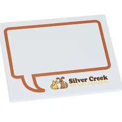 Souvenir Designer Sticky Note - 3 inches x 4 inches - Message Bubble - 50 Sheet