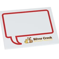 Souvenir Designer Sticky Note - 3 inches x 4 inches - Message Bubble - 50 Sheet