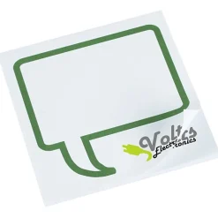 Souvenir Designer Sticky Note - 3 inches x 3 inches - Message Bubble - 25 Sheet