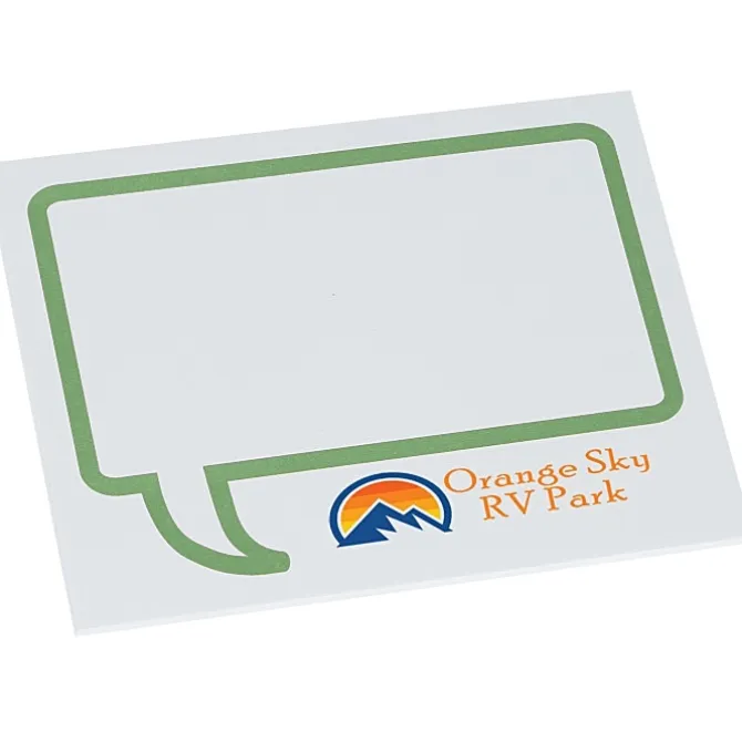 Souvenir Designer Sticky Note - 3 inches x 4 inches - Message Bubble - 25 Sheet