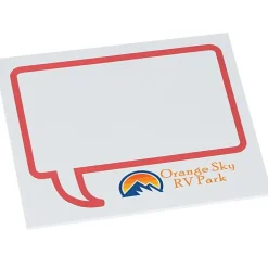 Souvenir Designer Sticky Note - 3 inches x 4 inches - Message Bubble - 25 Sheet