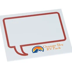 Souvenir Designer Sticky Note - 3 inches x 4 inches - Message Bubble - 25 Sheet