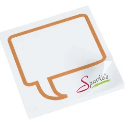 Souvenir Designer Sticky Note - 3 inches x 3 inches - Message Bubble - 50 Sheet