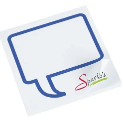 Souvenir Designer Sticky Note - 3 inches x 3 inches - Message Bubble - 50 Sheet