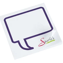 Souvenir Designer Sticky Note - 3 inches x 3 inches - Message Bubble - 50 Sheet